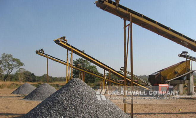 Cone crusher and jaw crusher in crushing plant