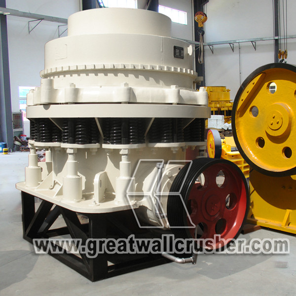 Cone crusher for sale in gravel crushing plant