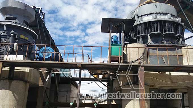 CONE CRUSHER FOR CRUSHING PLANT 