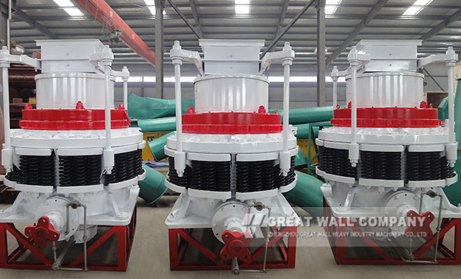 Cone crusher for sale in crushing plant 